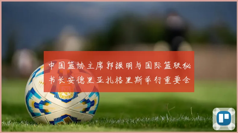 中国篮协主席郭振明与国际篮联秘书长安德里亚扎格里斯举行重要会晤