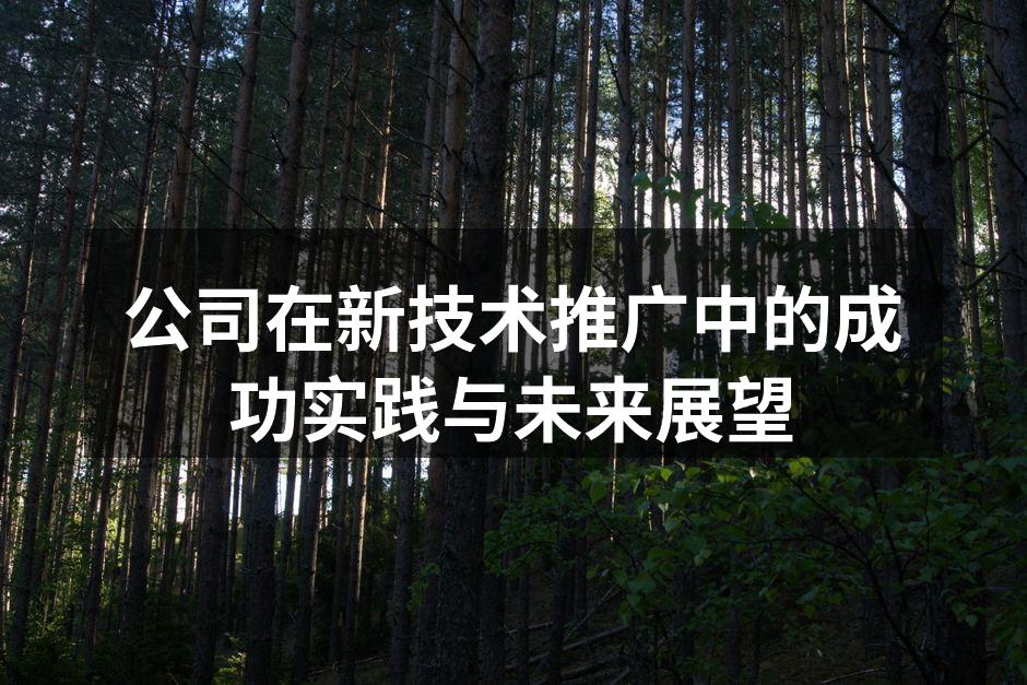 公司在新技术推广中的成功实践与未来展望